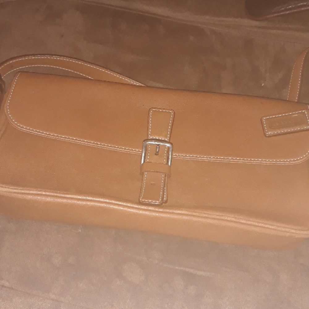 Small brown coach purse